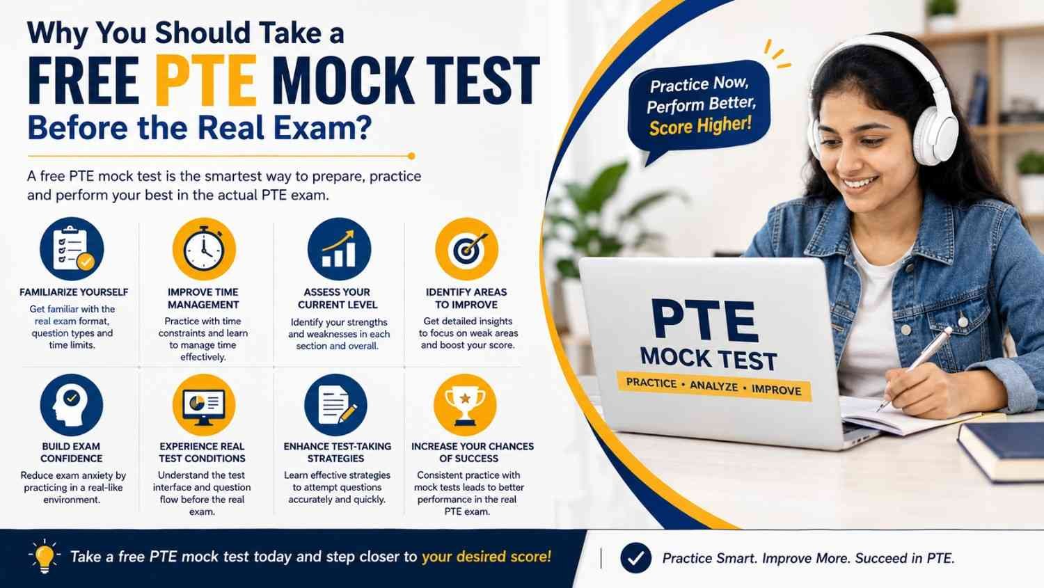 Why You Should Take a Free PTE Mock Test Before the Real Exam?